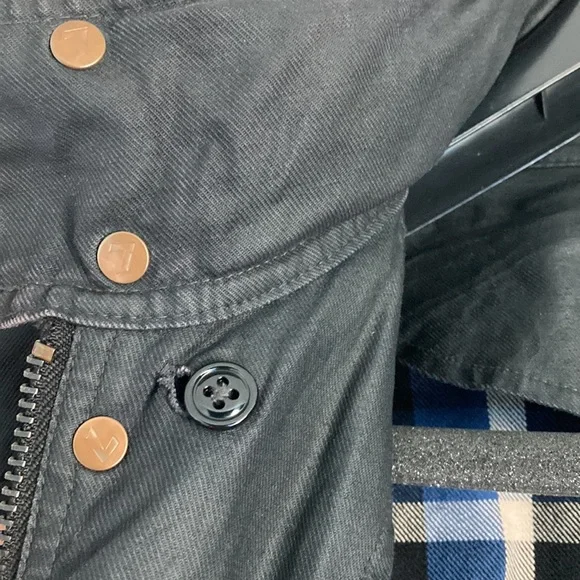 7 For Mankind, waxed with liner… lots of cool details